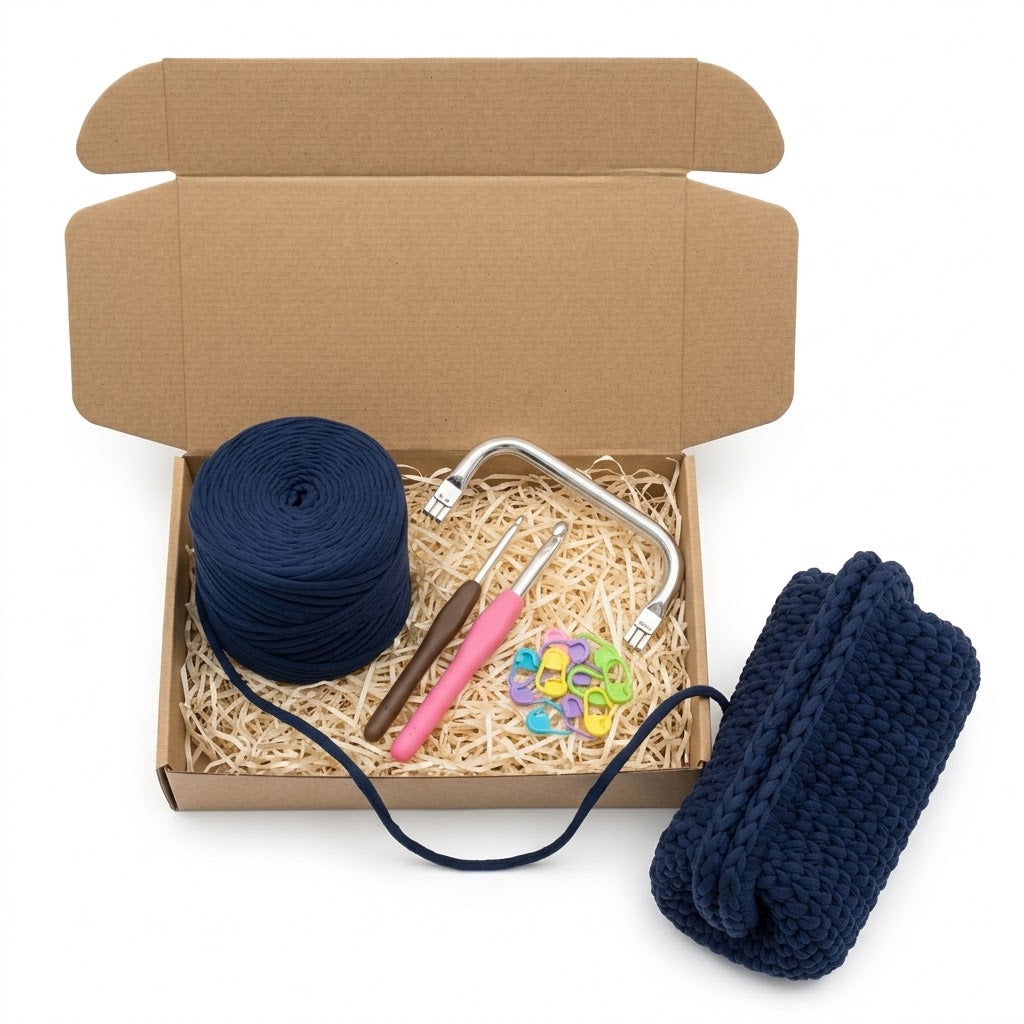 Kit Sac Pochette Crochet à Fermoir