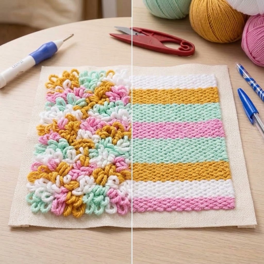 Kit Punch Needle Complet – Créez vos Tapis & Déco