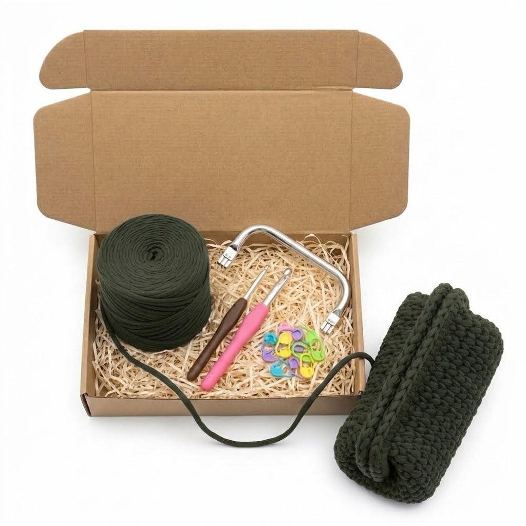 Kit Sac Pochette Crochet à Fermoir