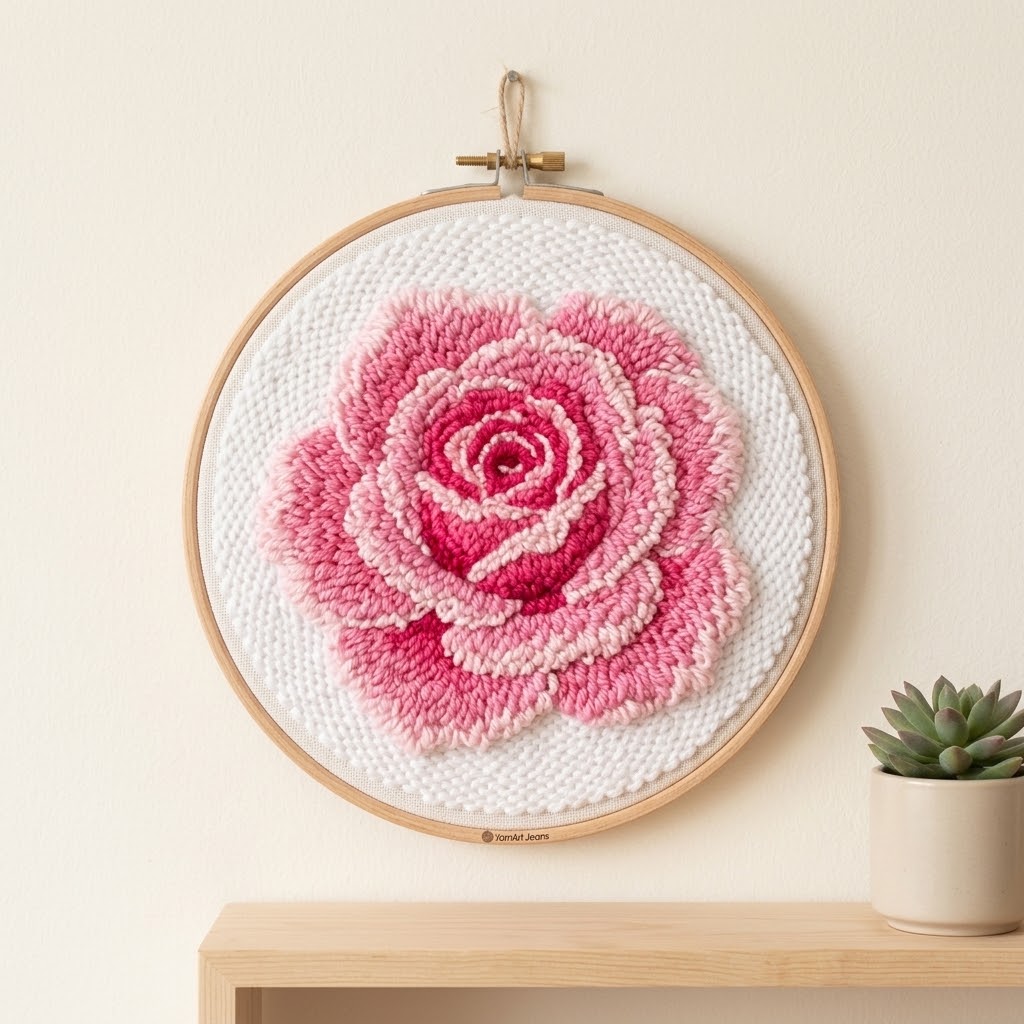 Kit Punch Needle Complet – Rose Barbie