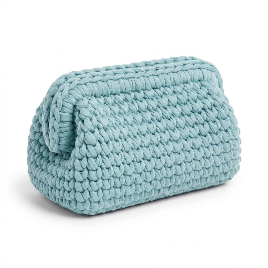 Kit Sac Pochette Crochet à Fermoir