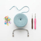 Kit Sac Pochette Crochet à Fermoir