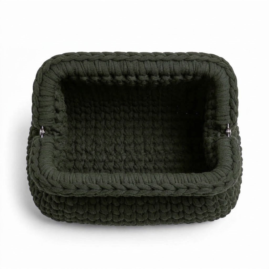 Kit Sac Pochette Crochet à Fermoir