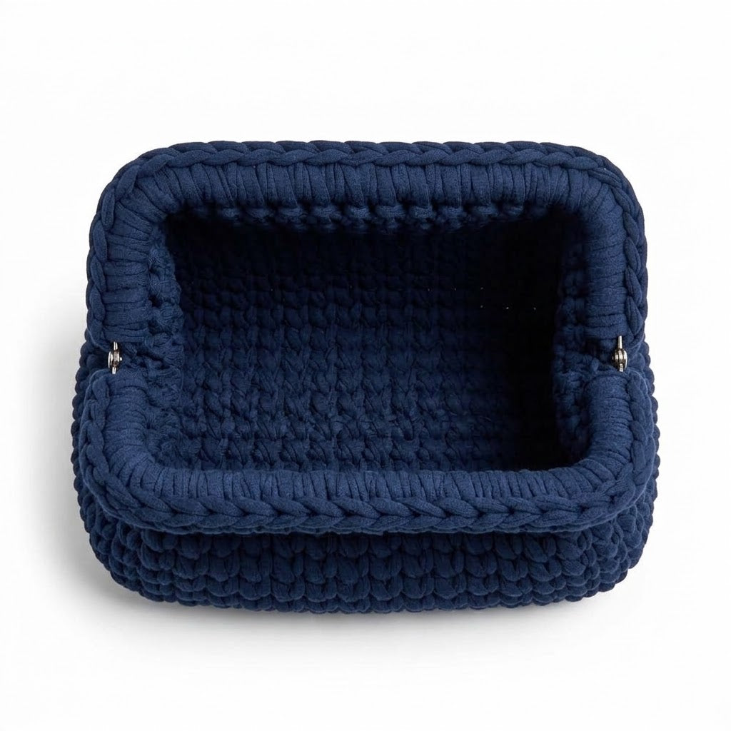 Kit Sac Pochette Crochet à Fermoir