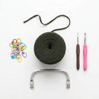 Kit Sac Pochette Crochet à Fermoir