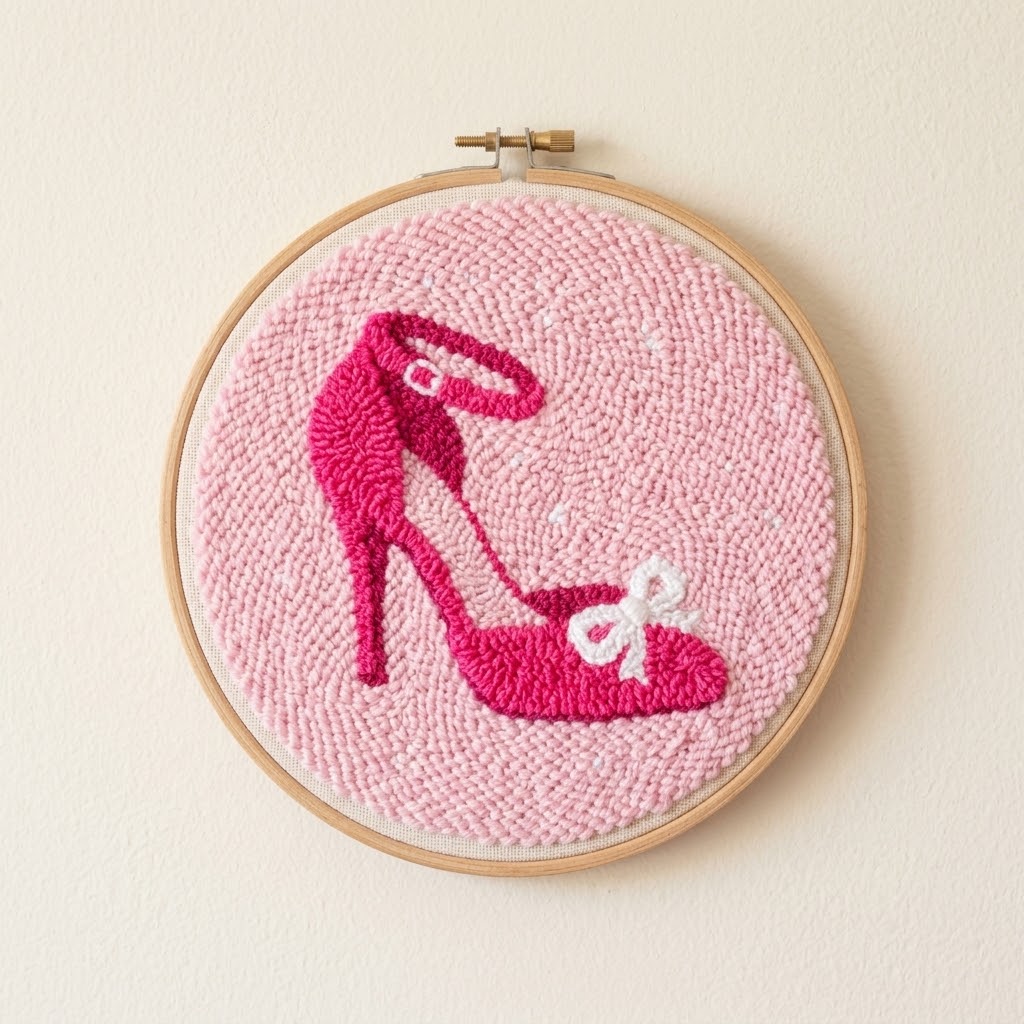 Kit Punch Needle Complet – Rose Barbie