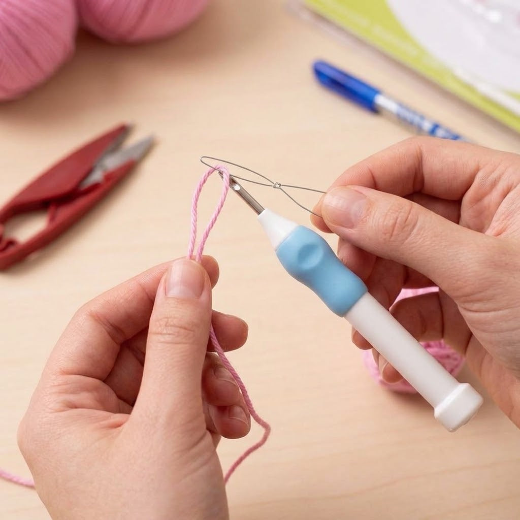 Kit Punch Needle Complet – Créez vos Tapis & Déco