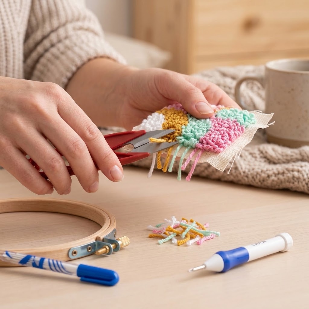 Kit Punch Needle Complet – Créez vos Tapis & Déco