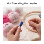 Kit Punch Needle Complet – Rose Barbie