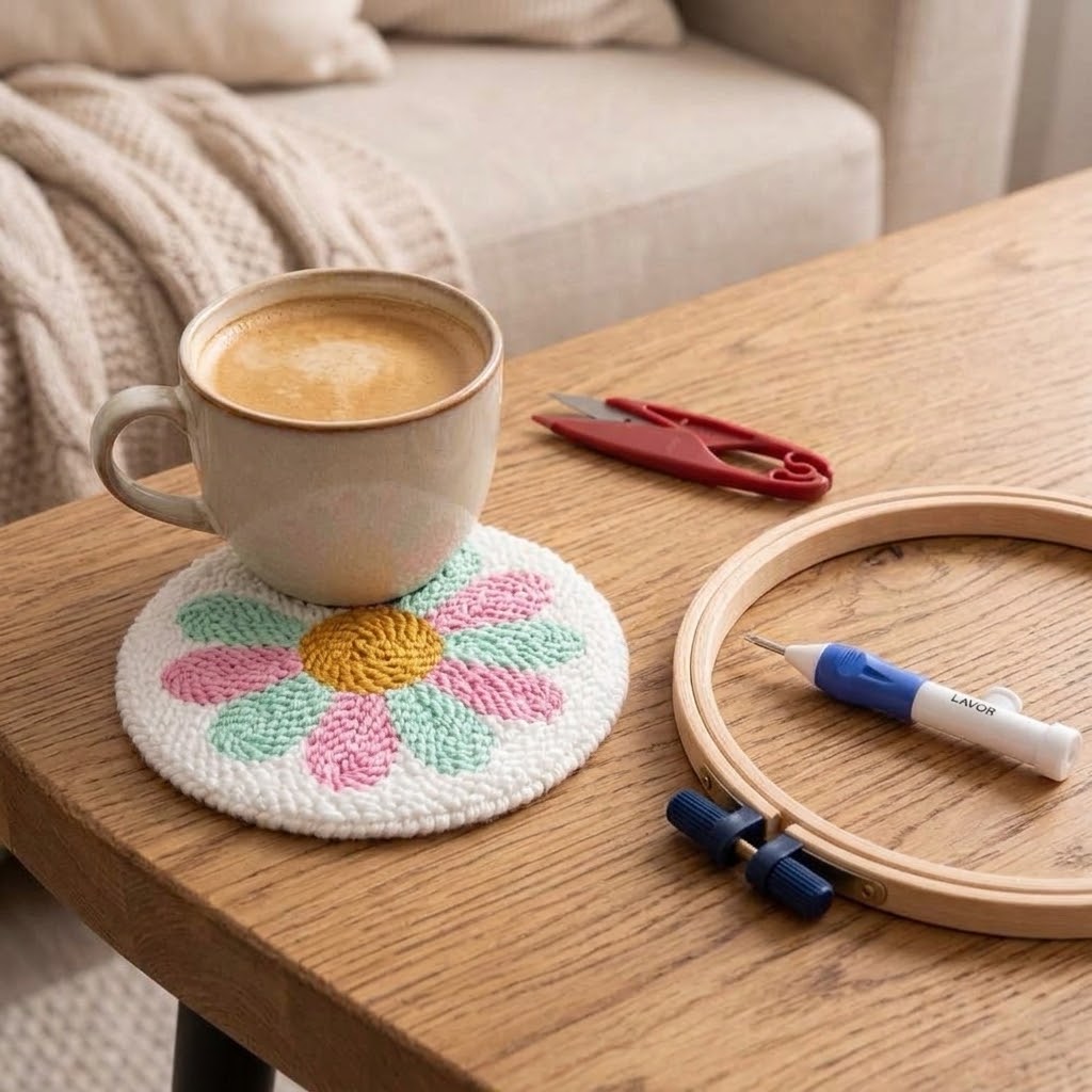 Kit Punch Needle Complet – Créez vos Tapis & Déco