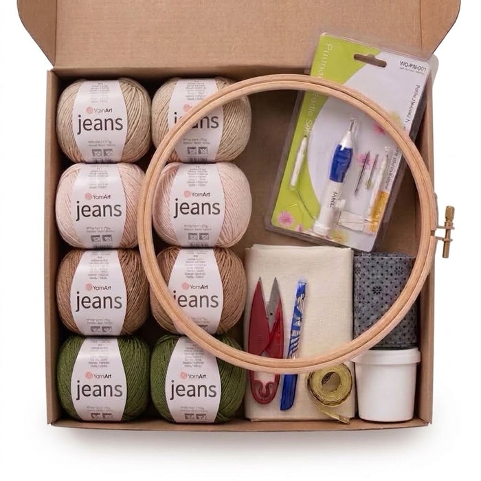 Kit Punch Needle Complet – Terre et Mousse