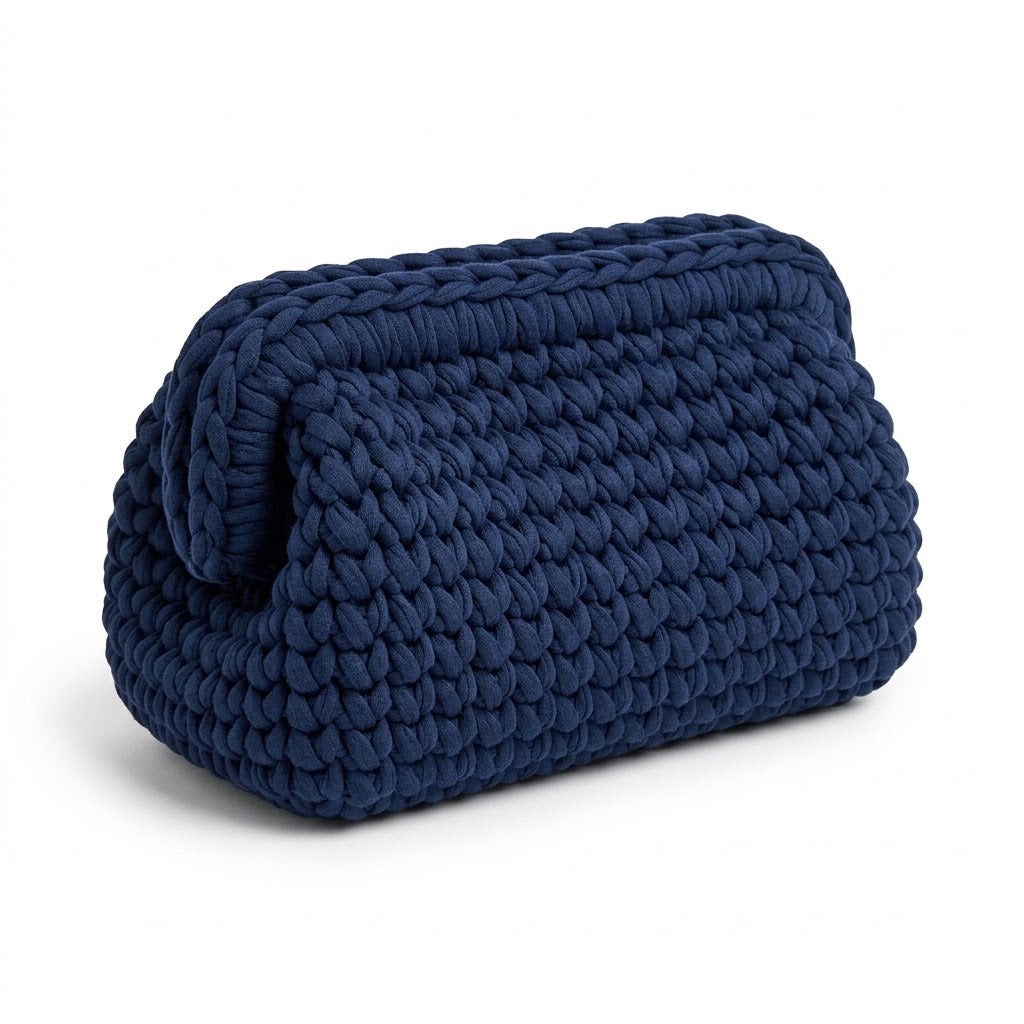 Kit Sac Pochette Crochet à Fermoir