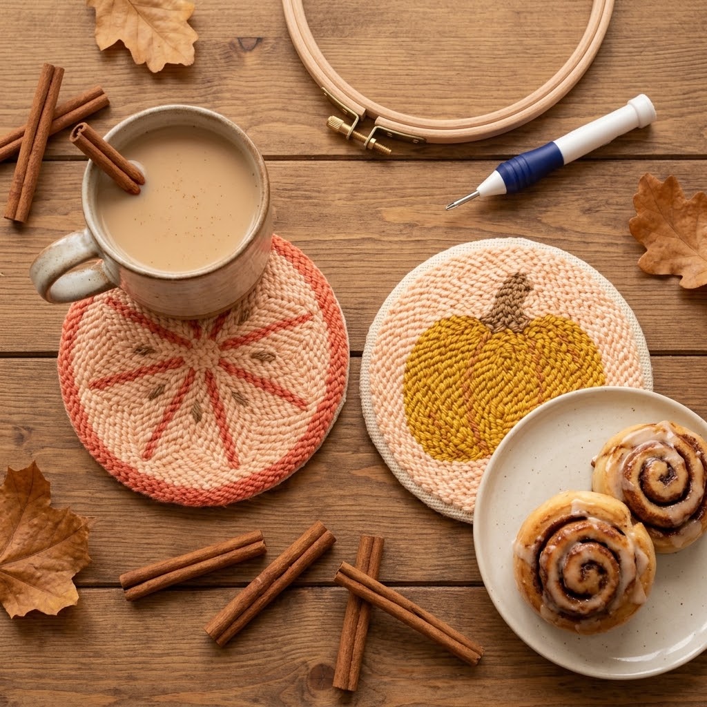 Kit Punch Needle Complet – Douceur d'Automne