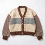 Kit Crochet Coton Premium Créations Libres – Taupe & Gris