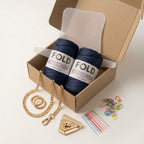 Kit Sac Macramé – Bleu Marine