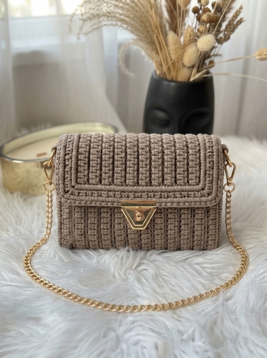 Kit Sac Macramé – Taupe