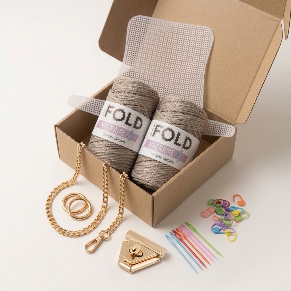 Kit Sac Macramé – Taupe