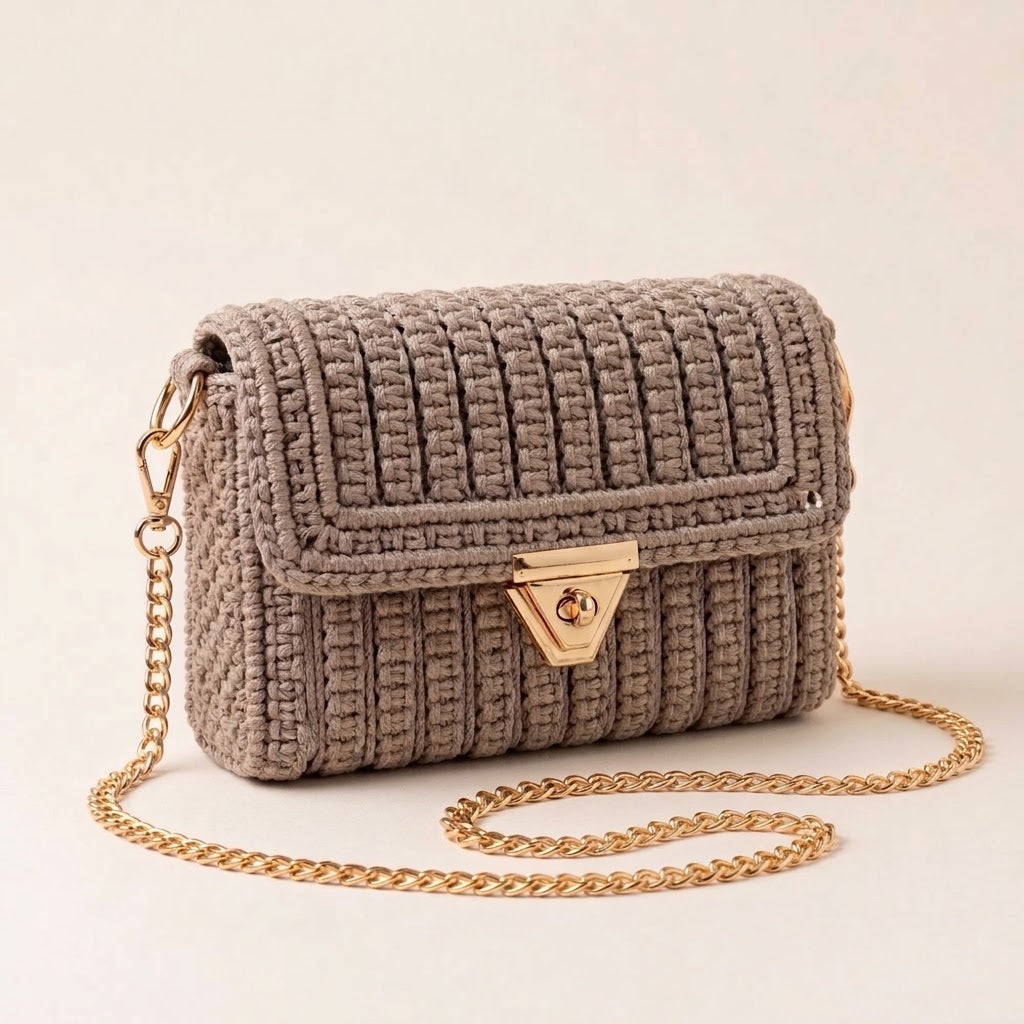 Kit Sac Macramé – Taupe
